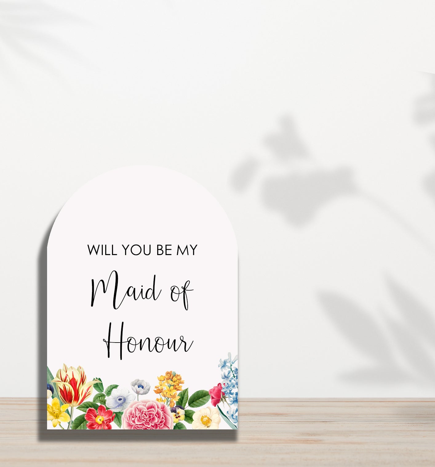 Botanical Bridesmaid Proposal Card