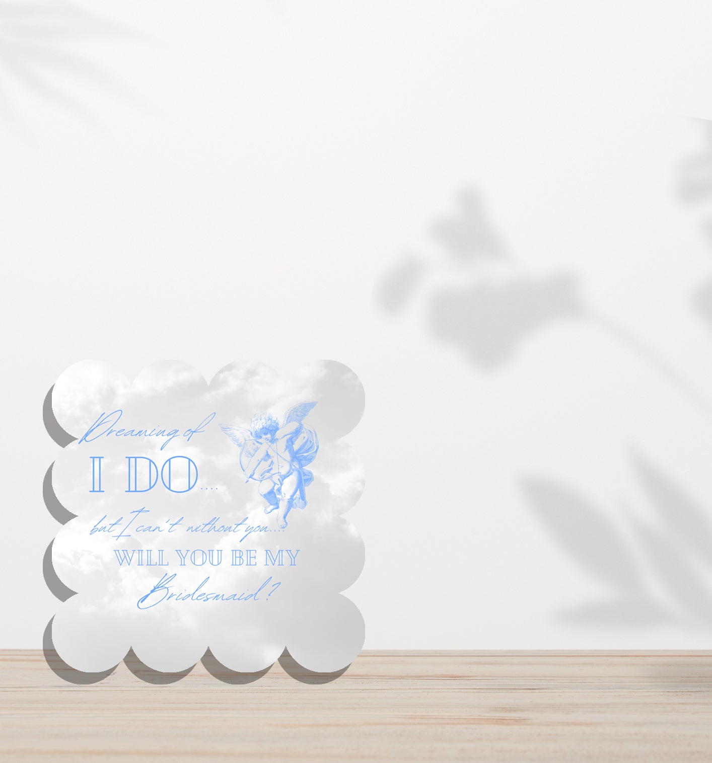 Cloud 9 Bridesmaid Proposal Card