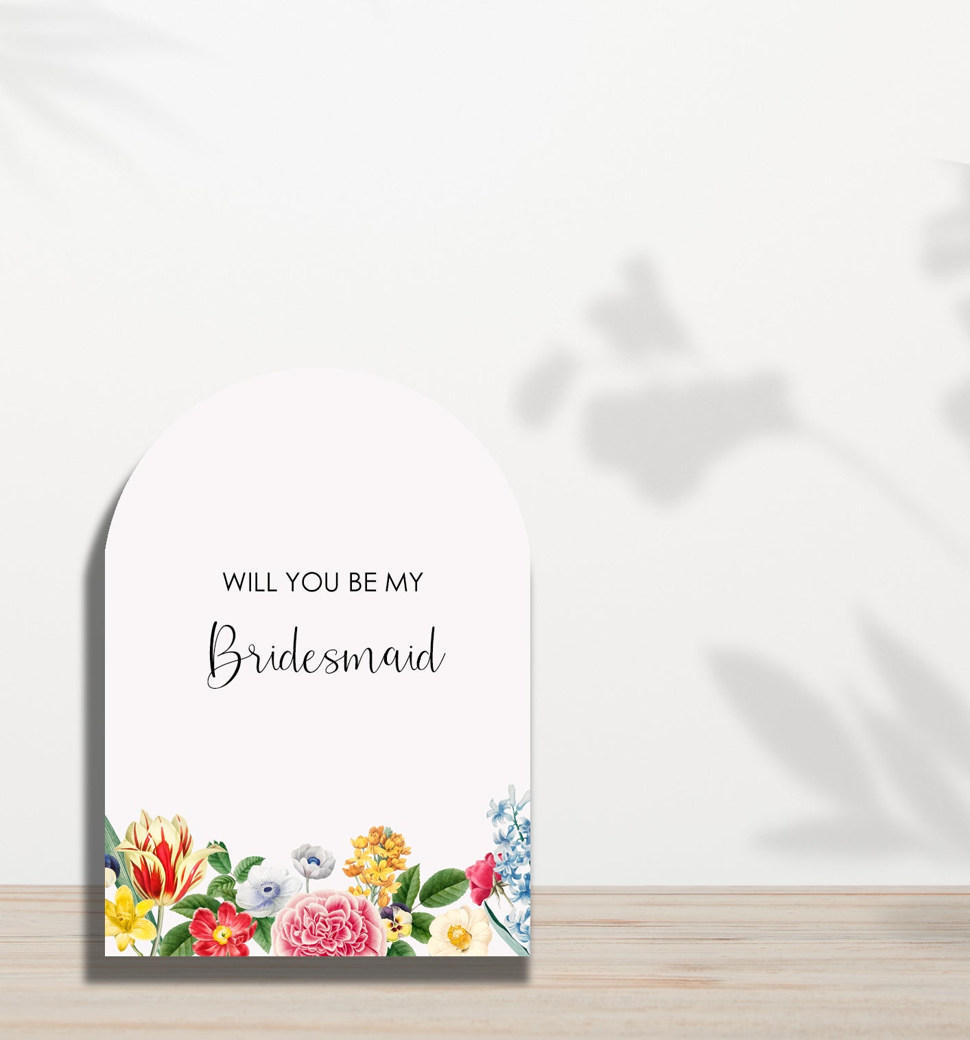 Botanical Bridesmaid Proposal Card