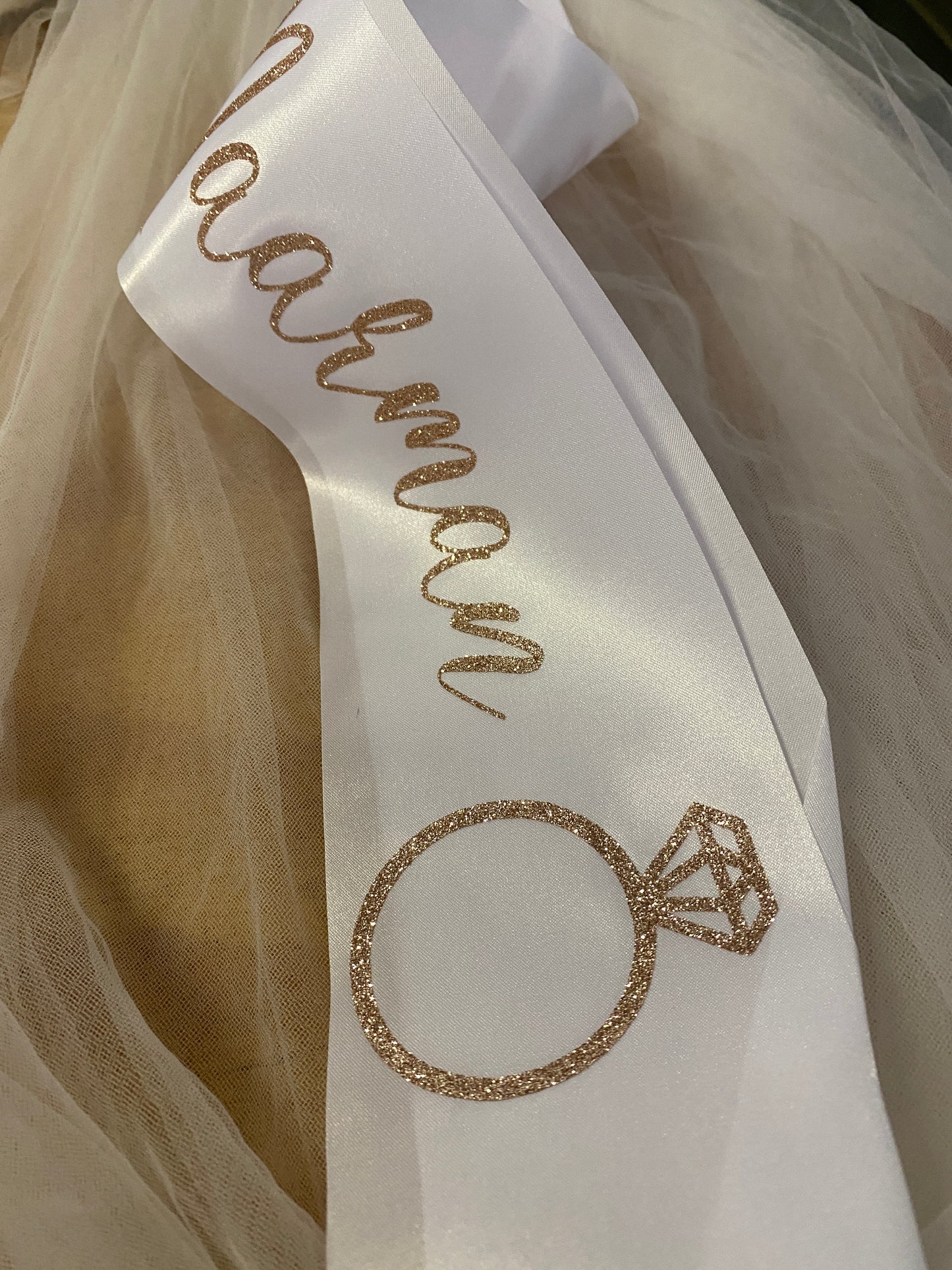 Personalized Bridal Sash